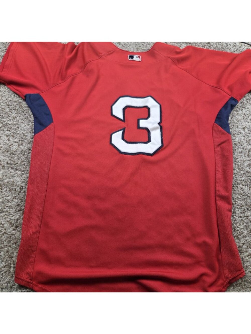 Majestic Jersey Boston Red Sox Adult Cool Base Mens Large ? Baseball #3 Rafaela - Picture 5 of 6